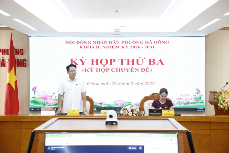 HĐND phường Hà Đông khóa II, nhiệm kỳ 2026- 2031 tổ chức kỳ họp thứ Ba 1 178771862952644411134508400497284441113450840049728a427c722f6478a4f51300a128d4f28d6 1787726603901310157694